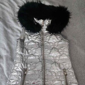 Real Fox Fur silver vest